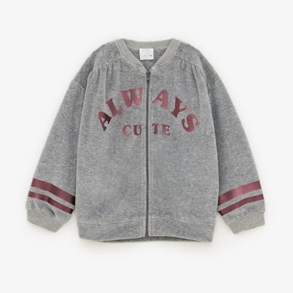 VELOUR JOGGING JACKET
